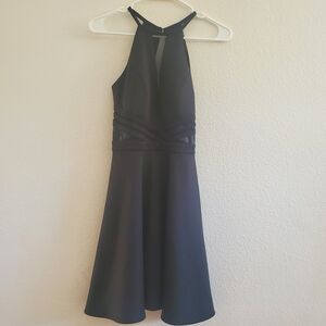 Morgan & Co. Black Fit-and-Flare Dress Size 1